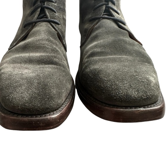 FRYE CHARCOAL SUEDE WESTON CHUKKA BOOTS SIZE 12